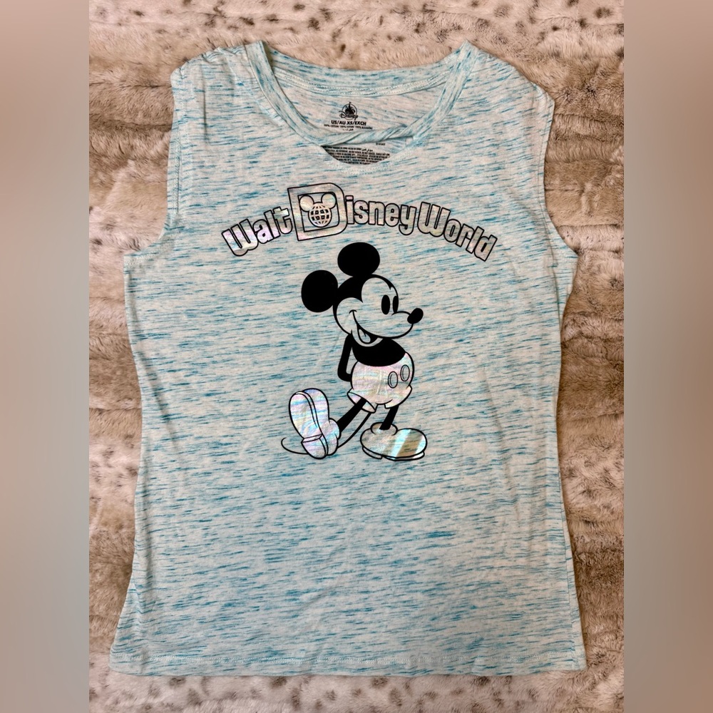 NWT *Discontinued* Disney Parks Walt Disney World Mickey Mouse Tank Top Size XS